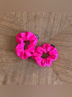 Chestee Neon Pink Scrunchie, Two Items